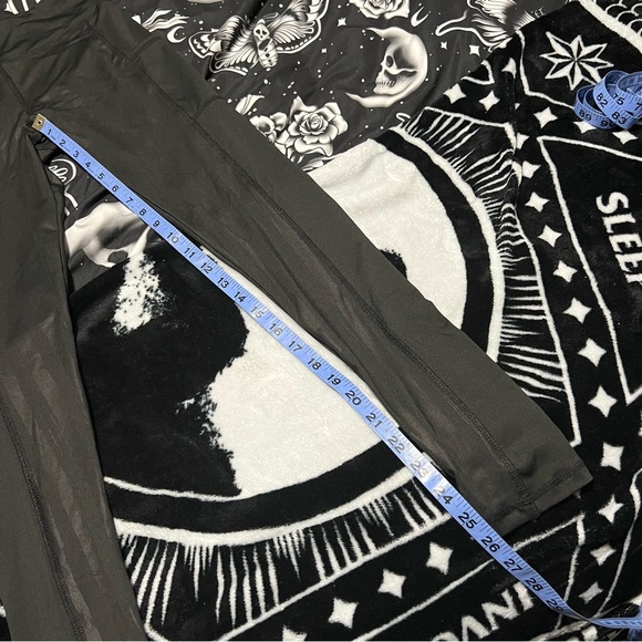 Blackcraft Cult Black Stripe Active Leggings, XS - Picture 9 of 9